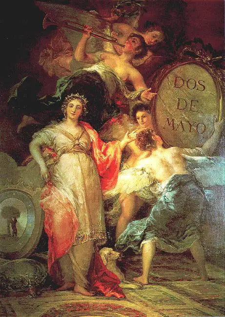 Alegoria miasta Madrytu - Francisco de Goya