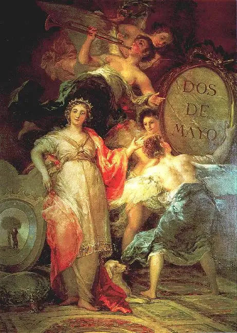 Alegoria miasta Madrytu - Francisco de Goya