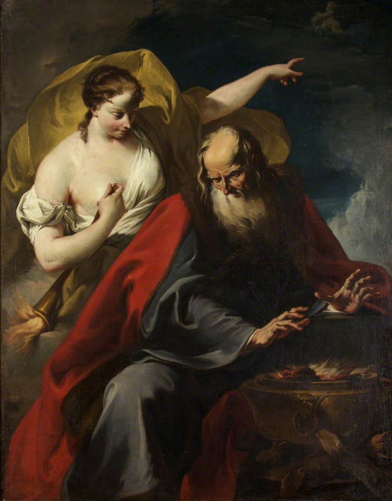 Allegoria zimy i lata - Giovanni Battista Pittoni
