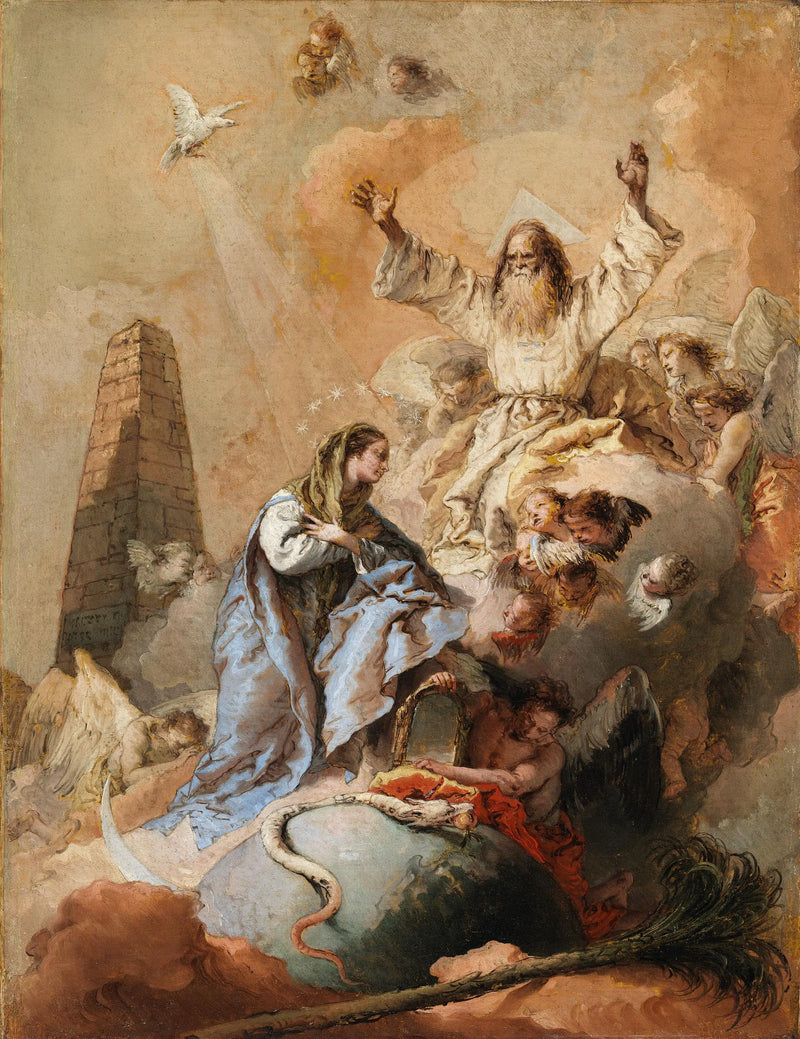 Allegoria Niepokalanego Poczęcia - Giovanni Battista Tiepolo
