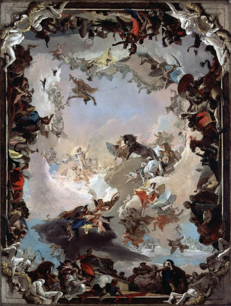 Allegoria planet i kontynentów - Giovanni Battista Tiepolo