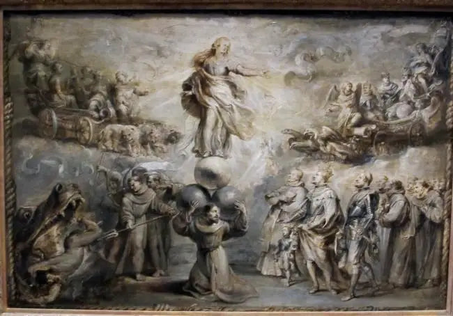Franciszkańska alegoria na cześć Niepokalanego Poczęcia - Peter Paul Rubens