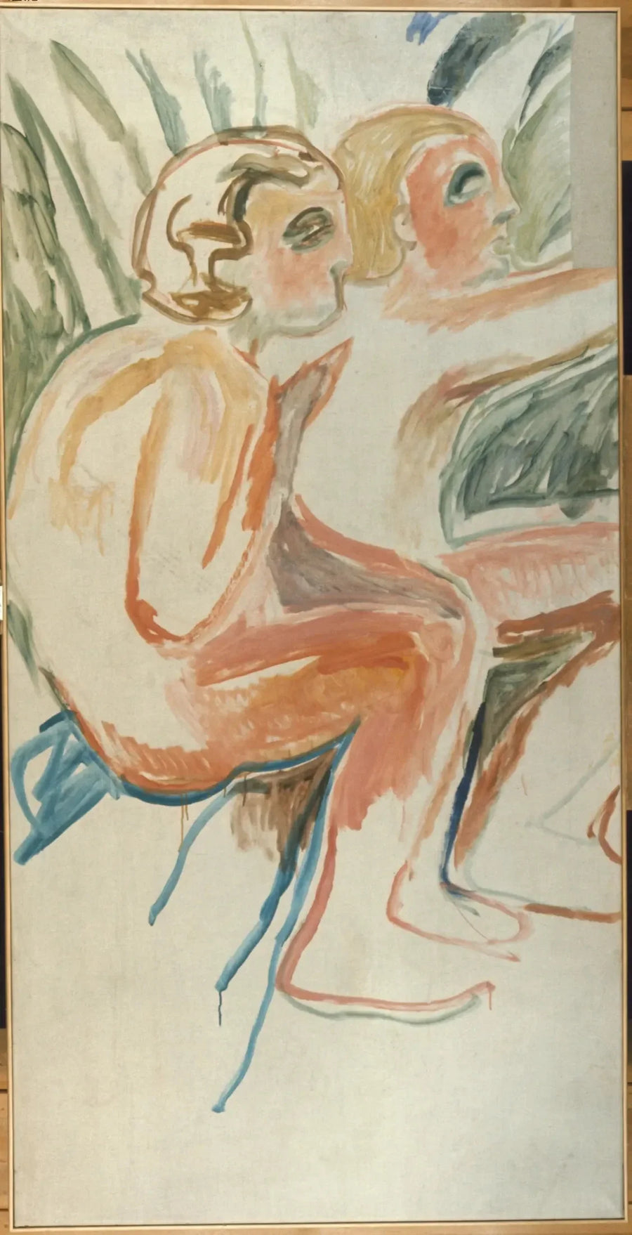 Alma Mater: dwoje dzieci siedzących - Edvard Munch