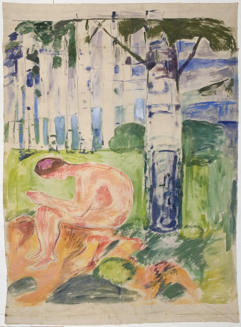Alma Mater: młody siedzący - Edvard Munch
