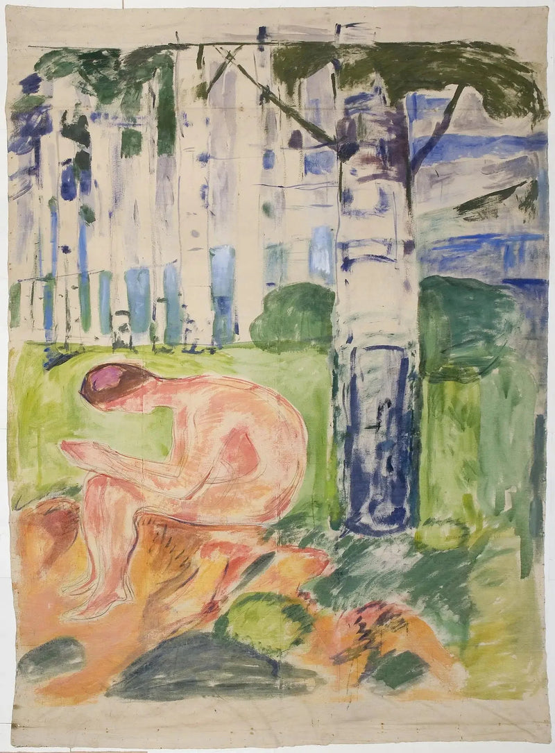 Alma Mater: młody siedzący - Edvard Munch