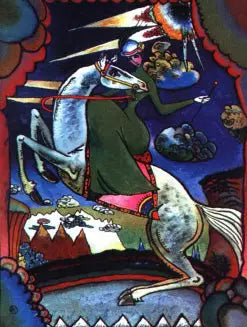 Amazonka w górach - Wasilij Kandinsky