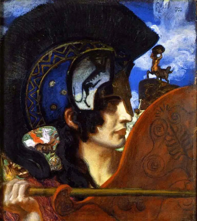 Amazona w Walce - Franz Von Stuck
