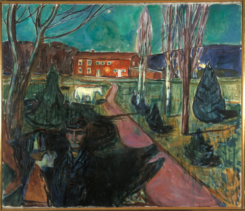 Nastroje wieczoru - Edvard Munch