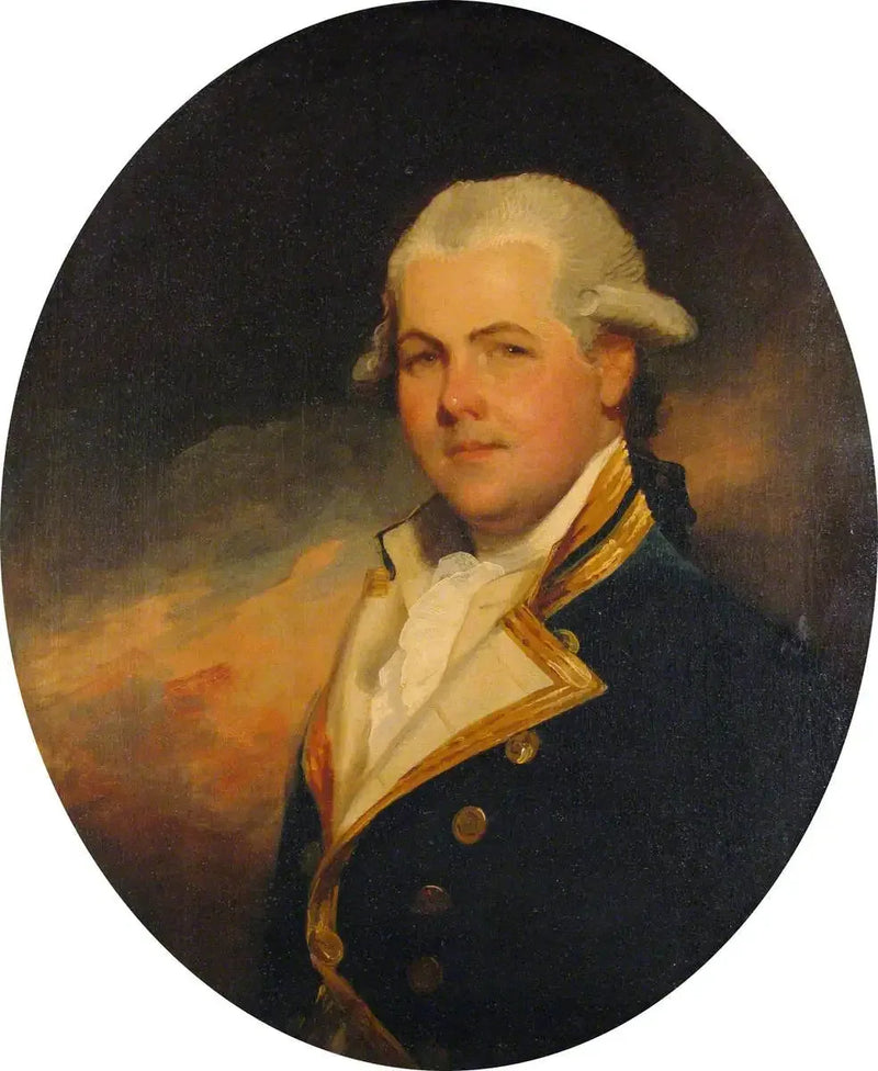 Admirał Charles Morice Pole, Bt (1757-1830) - Gilbert Stuart