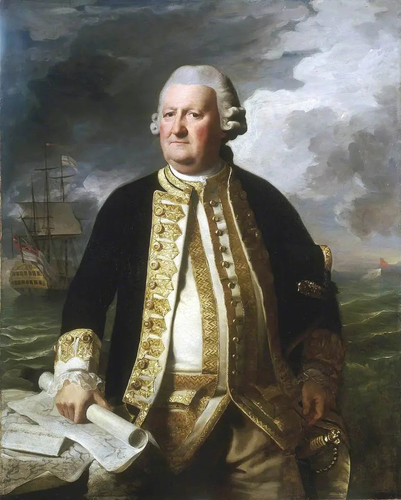 Admirał Clark Gayton, 1712-1784/5 - John Singleton Copley