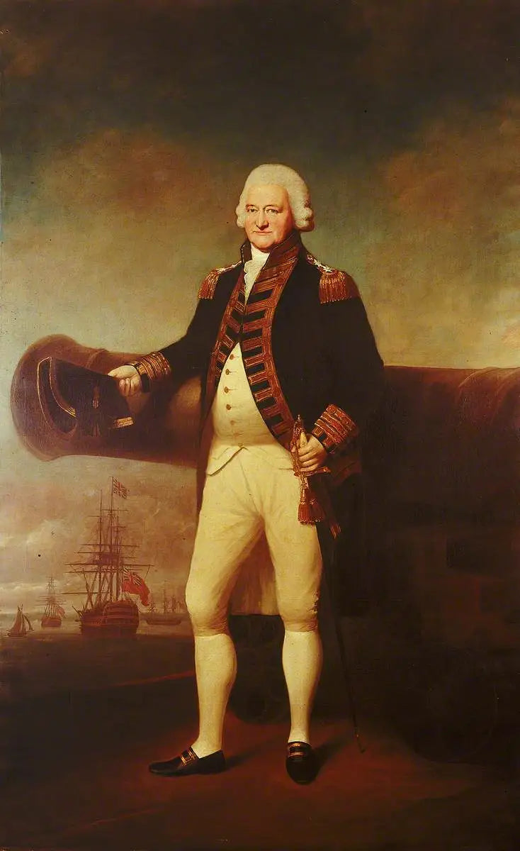 Admirał Sir Charles Saunders (1713?-1775) - Joshua Reynolds