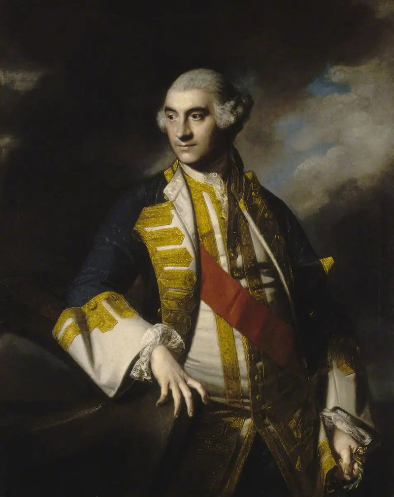 Admiral Sir Charles Saunders, około 1713-1775 - Joshua Reynolds