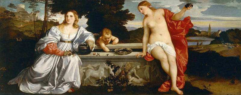 Święta i profana miłość - Titian