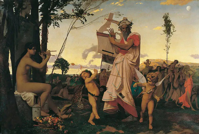 Anakreont, Bachus i Miłość - Jean-Léon Gérôme