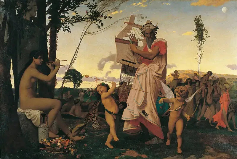 Anakreont, Bachus i Miłość - Jean-Léon Gérôme