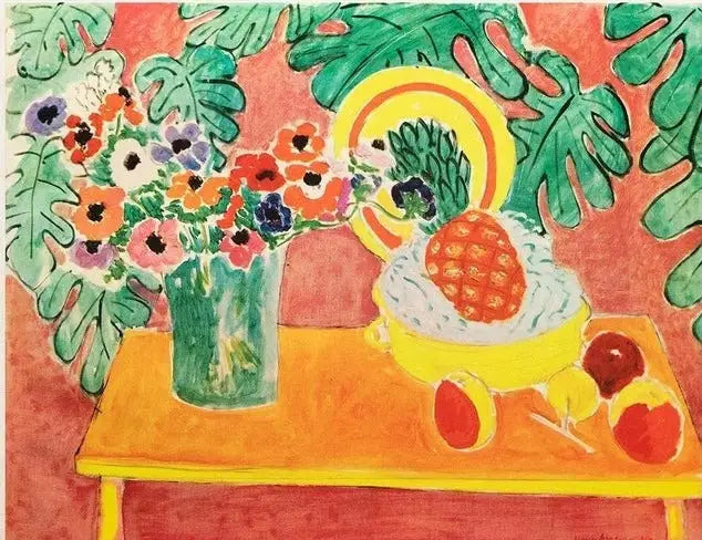 Ananas i anemony - Henri Matisse