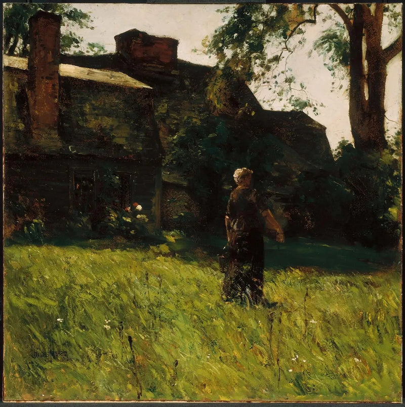 Dawny dom Fairbanks, Dedham, Massachusetts - Childe Hassam
