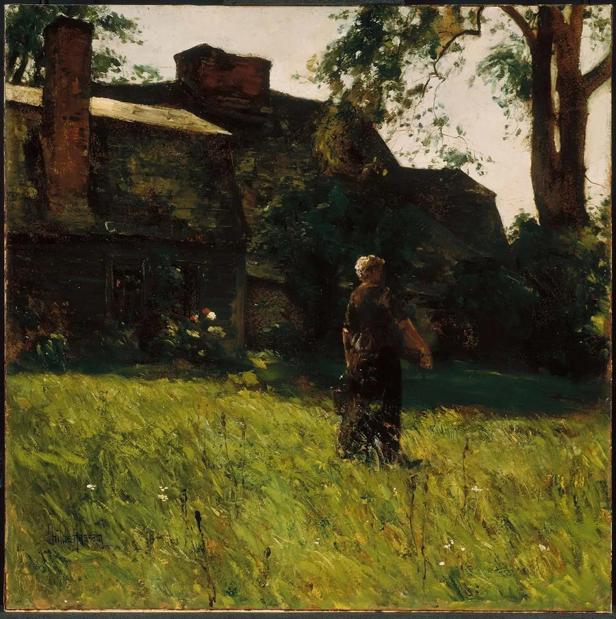 Dawny dom Fairbanks, Dedham, Massachusetts - Childe Hassam