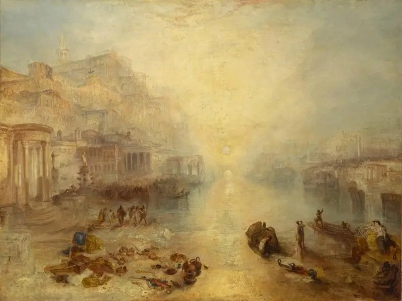 Starożytna Italia - Owid wygnań z Rzymu - J. M. W. Turner