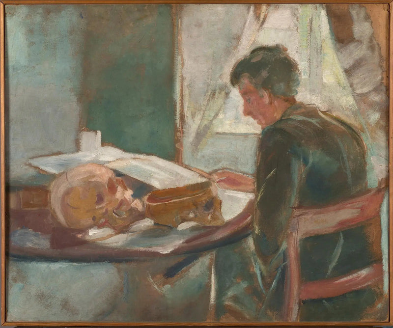 Andreas Munch student anatomii - Edvard Munch