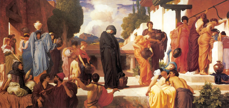 Andromacha uwięziona - Frederic Leighton