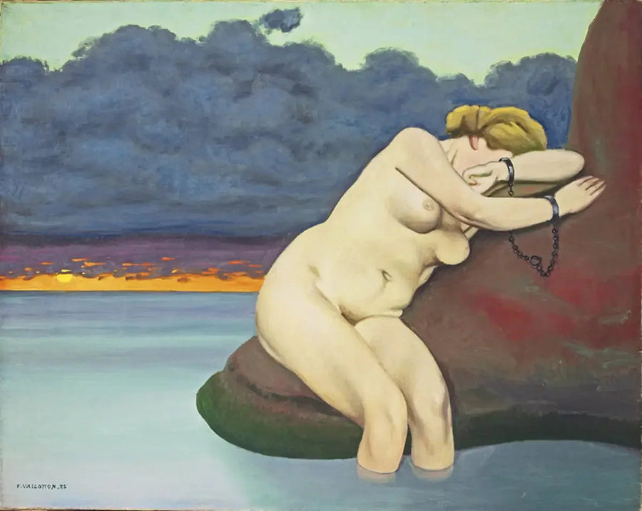 Andromeda uwiązana - Félix Vallotton