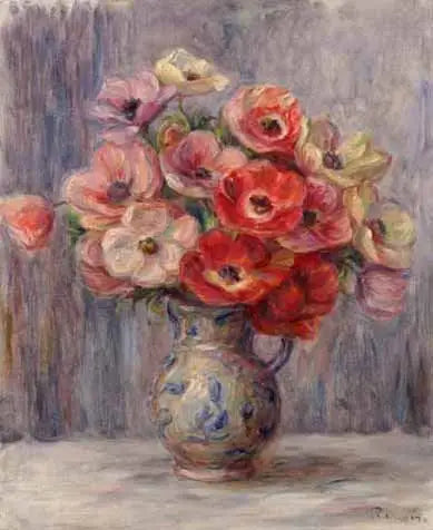 Anemony - Pierre-Auguste Renoir