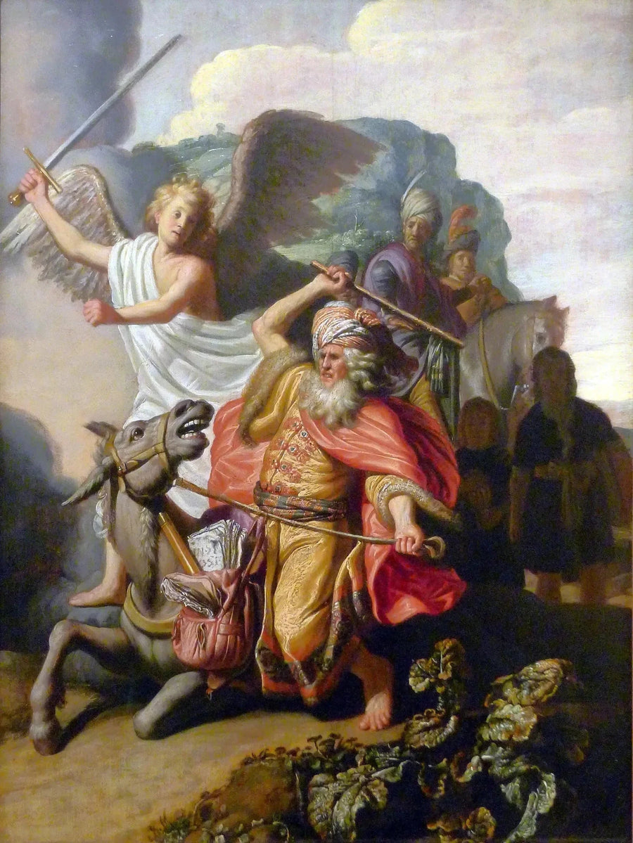 Osioł Bileama - Rembrandt