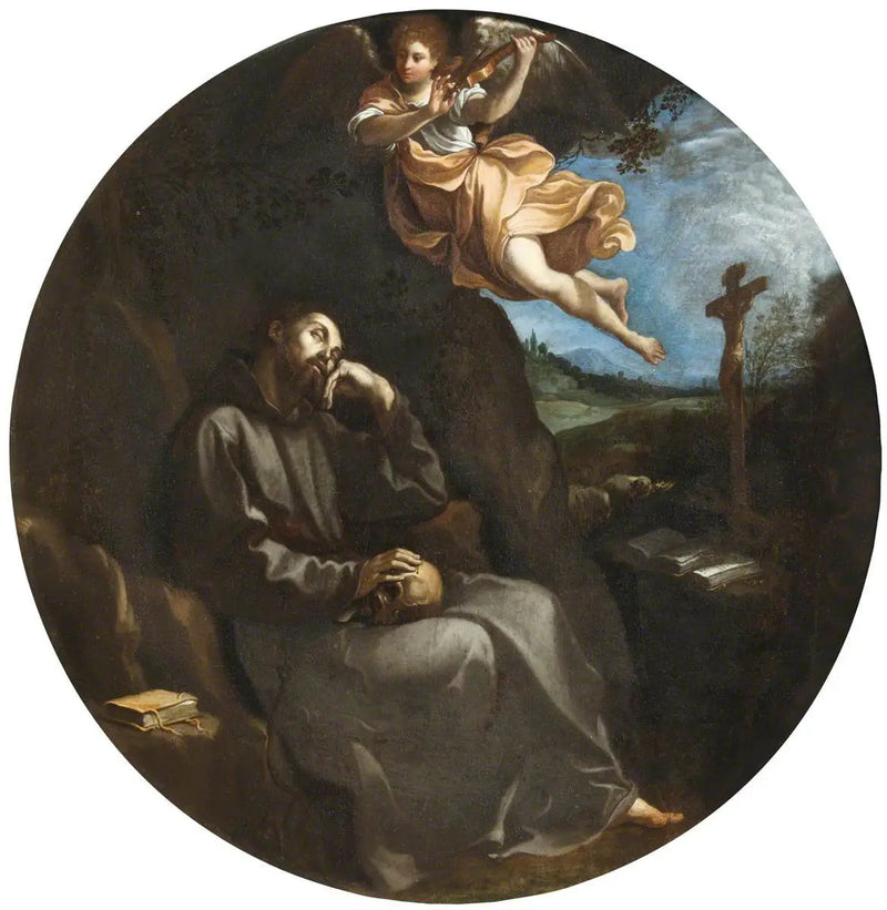 Anioł pojawiający się u św. Franciszka - Guido Reni