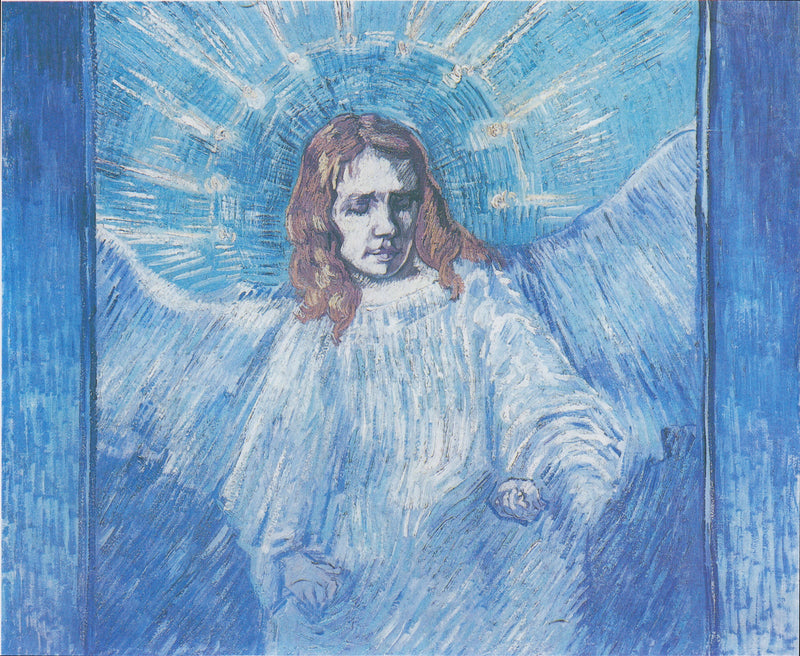 Półpostać anioła (według Rembrandta) - Vincent van Gogh