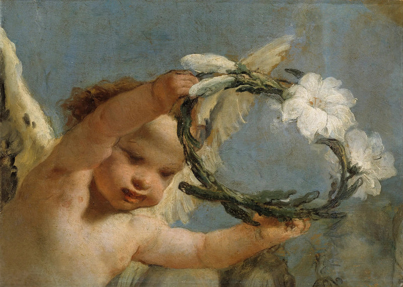 Anioł z koroną lilii - Giovanni Battista Tiepolo