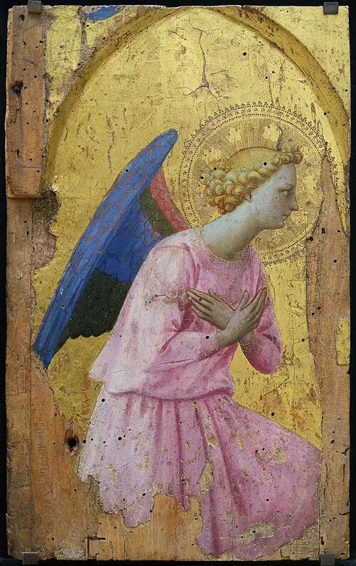 Anioł w adoracji, zwrócony w prawo - Fra Angelico