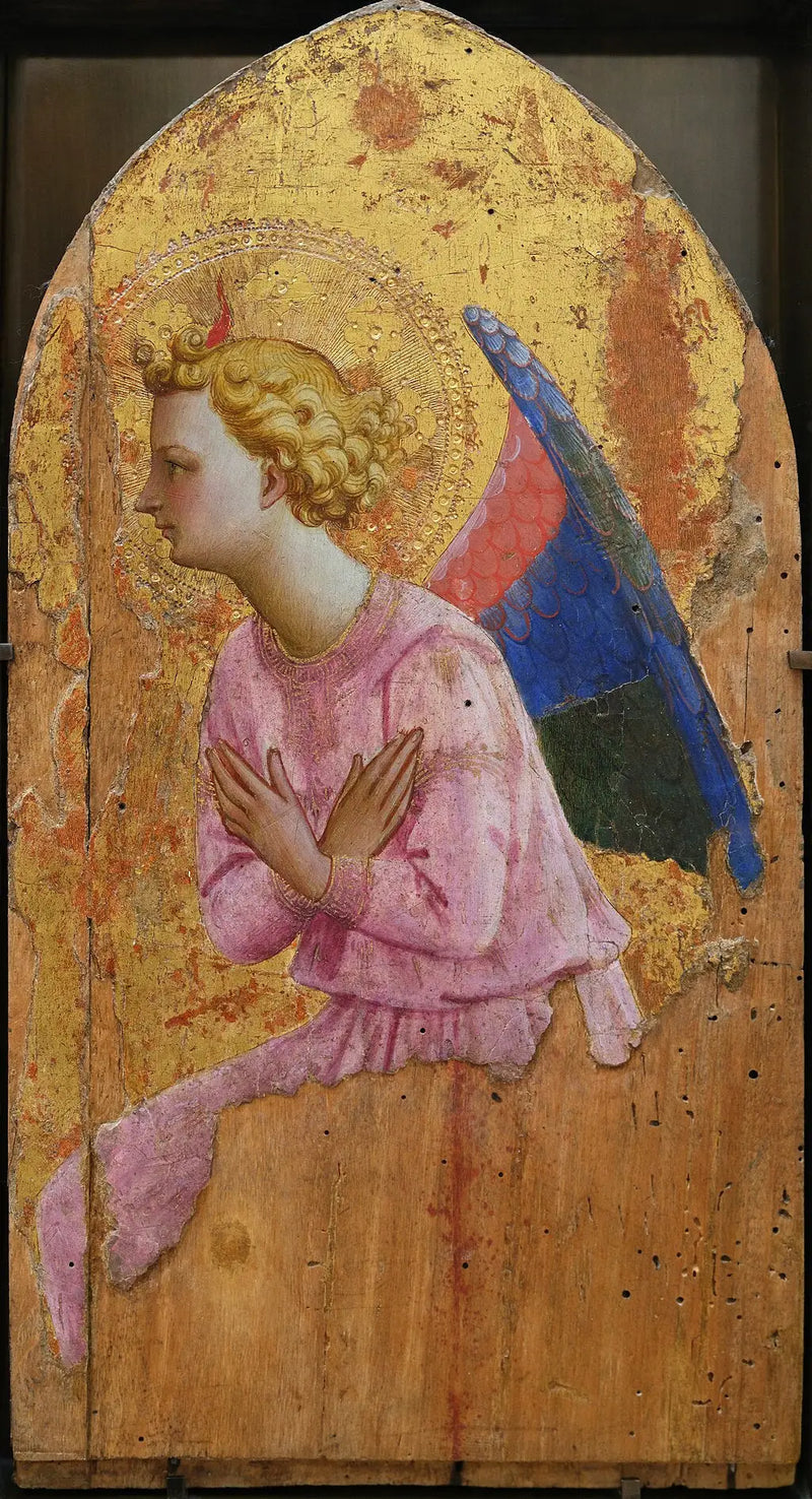 Anioł adorujący, zwrócony w lewo - Fra Angelico