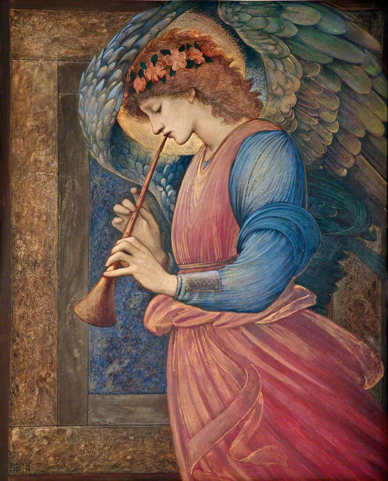 Anioł grający na fletni - Edward Burne-Jones
