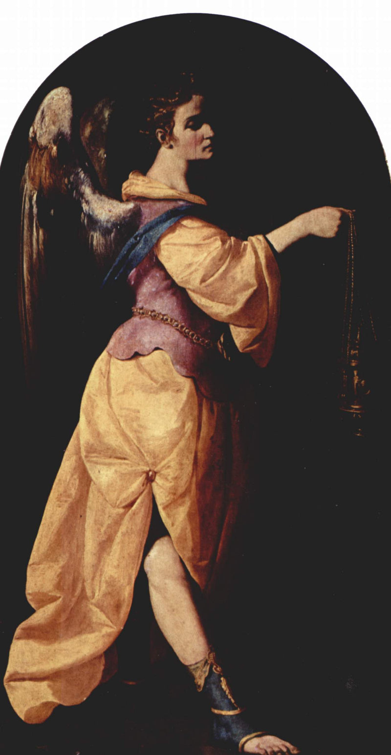 Anioł niosący kadzielnicę - Francisco de Zurbarán