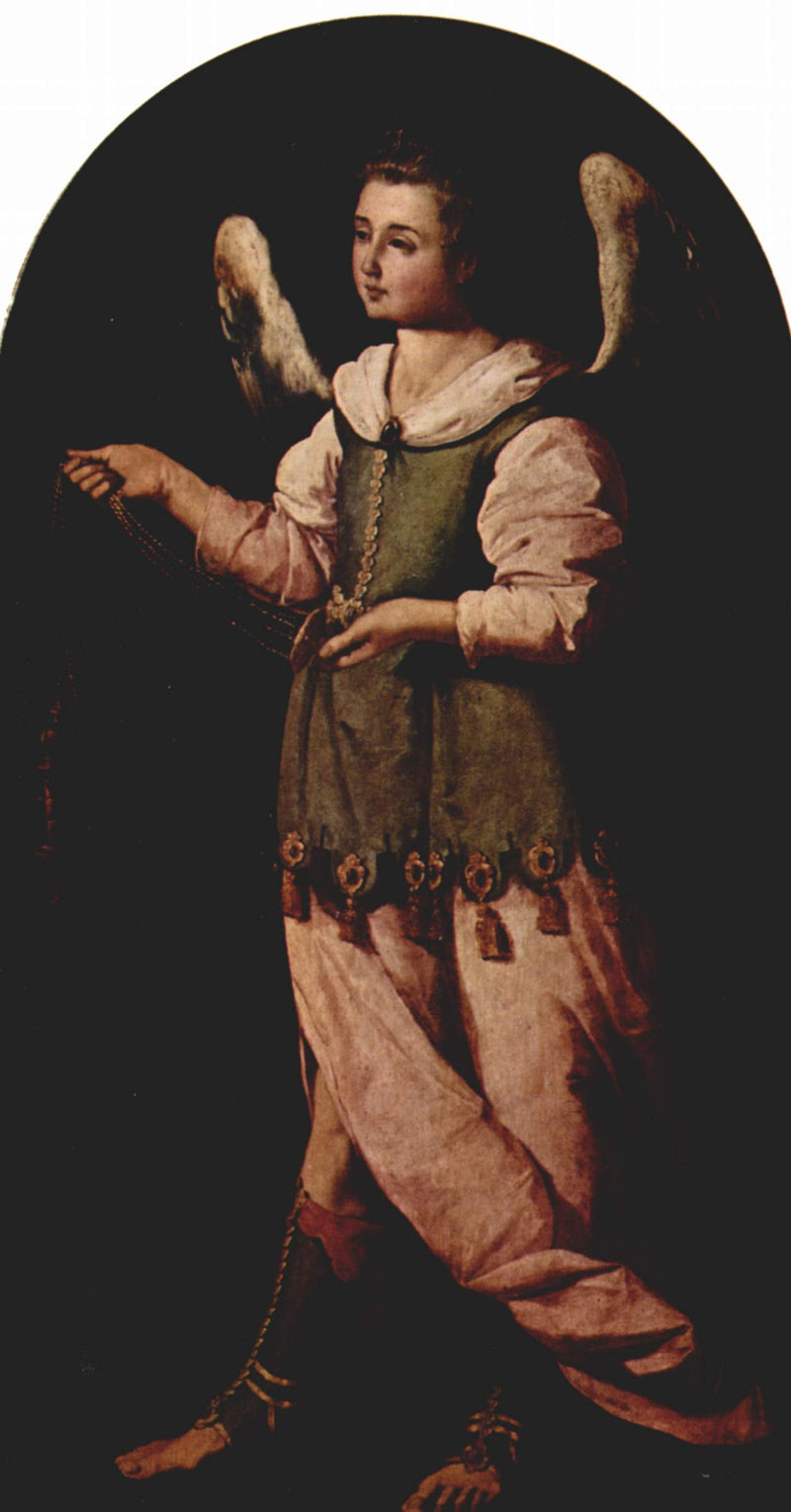Anioł niosący kadzielnicę - Francisco de Zurbarań