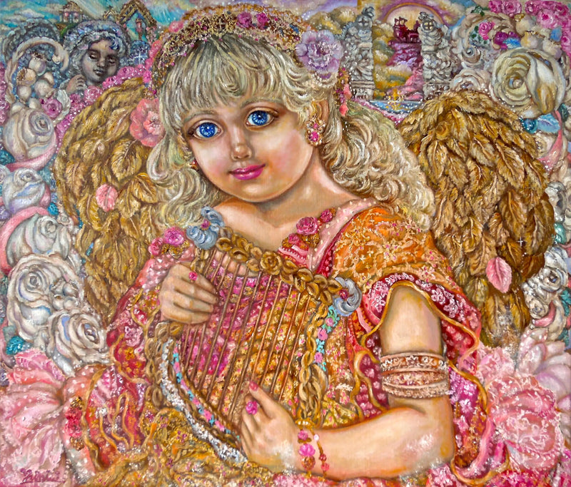 Anioł trzymający zioła - Yumi Sugai