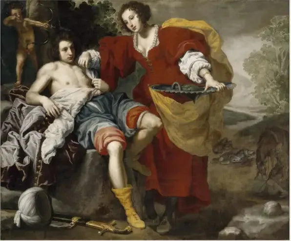 Angélique i Médoro - Lorenzo Lippi