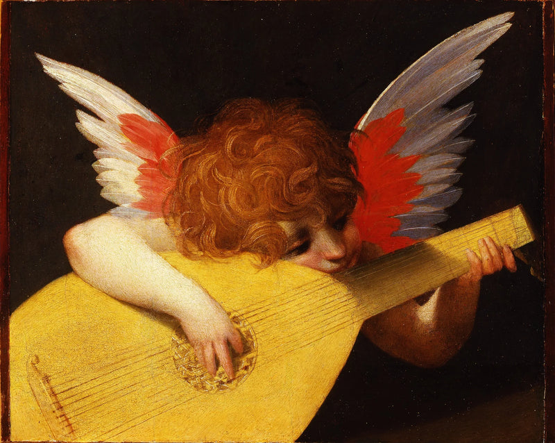Anioł grający na lutni - Rosso Fiorentino