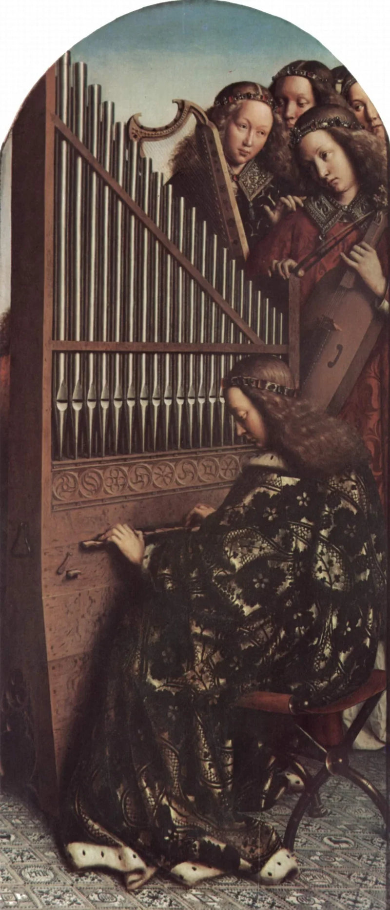 Anioły muzycy - Hubert van Eyck