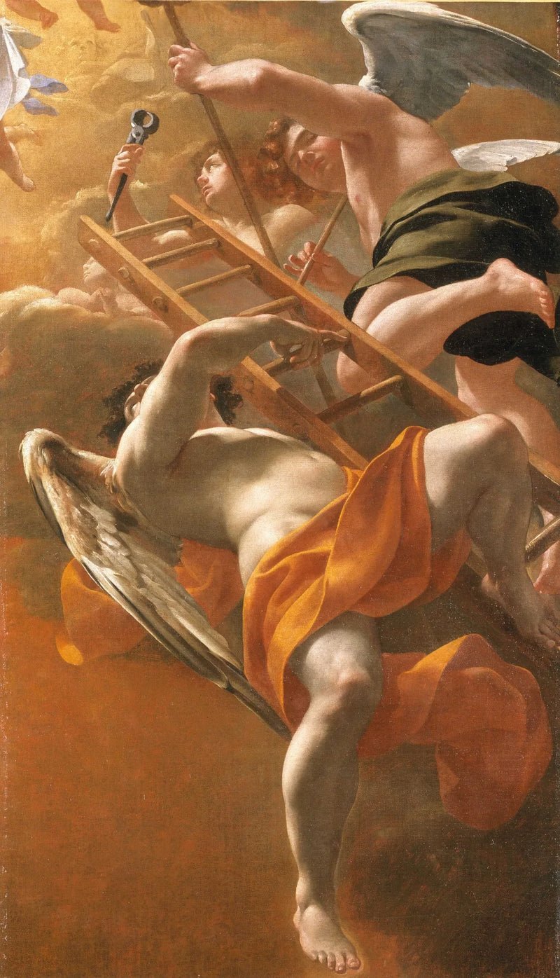 Anioły niosące instrumenty Męki - Simon Vouet