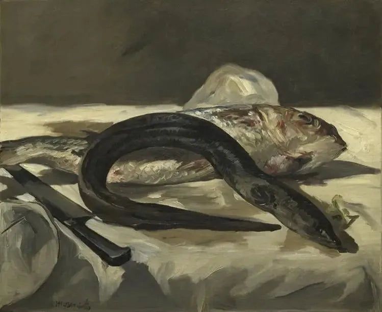 Węgorz i Czerwony - Édouard Manet