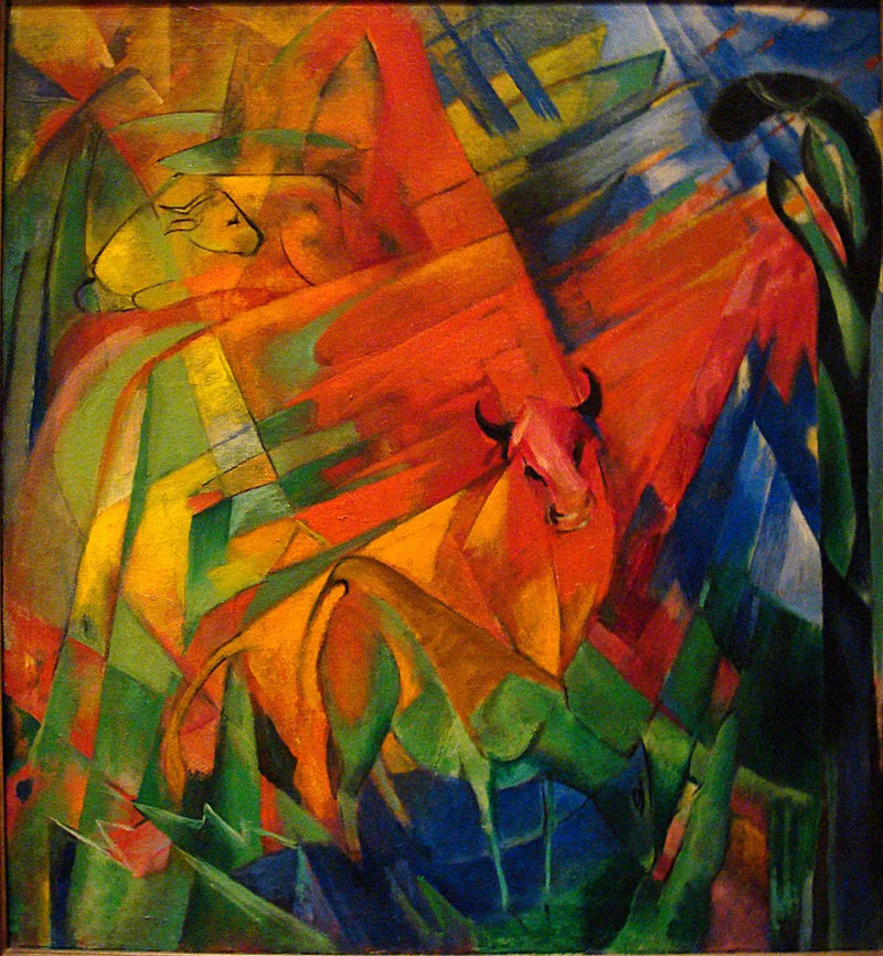 Zwierzęta w krajobrazie - Franz Marc