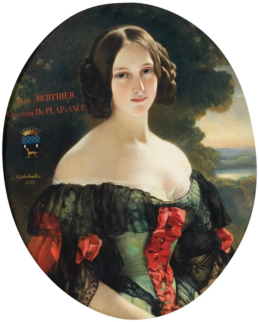 Annie, hrabina z Plaisance (1815-1878), później księżna z Plaisance, z domu Mlle Bertier de Wagram - Franz Xaver Winterhalter