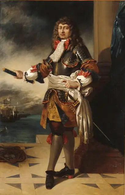Anne Hilarion de Costentin, hrabia de Tourville (1642-1701) - Eugène Delacroix