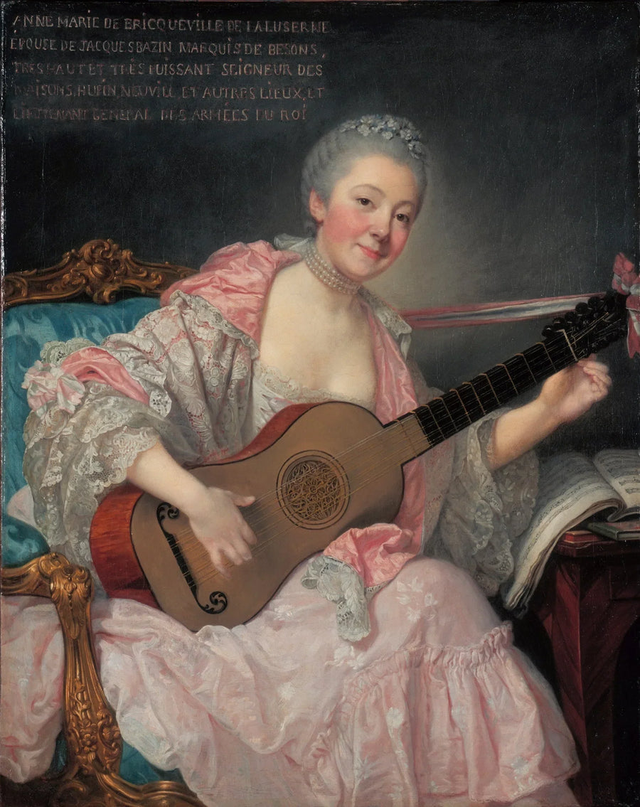 Anne-Marie de Bricqueville de Laluserne, markiza de Bezons - Jean-Baptiste Greuze