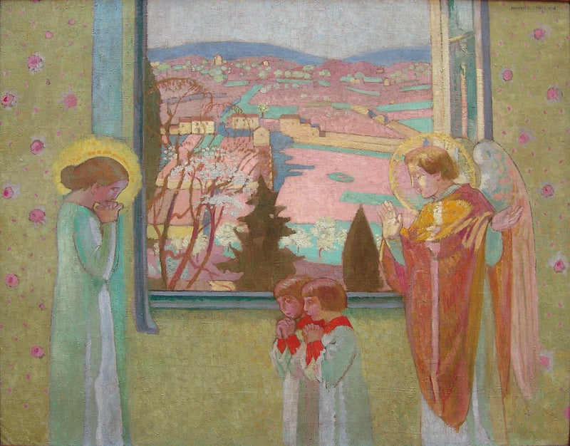 Zwiastowanie przy oknie klasztoru - Maurice Denis