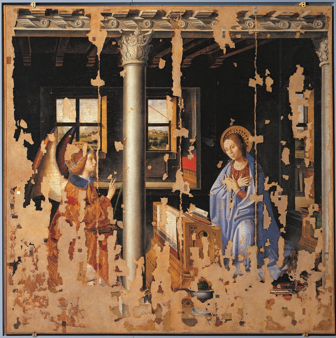 Zwiastowanie - Antonello z Messyny