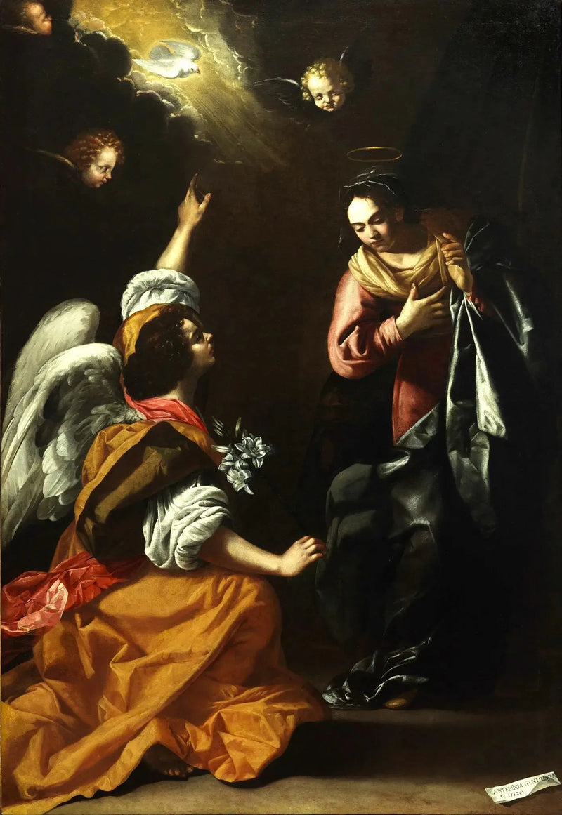 Zwiastowanie - Artemisia Gentileschi