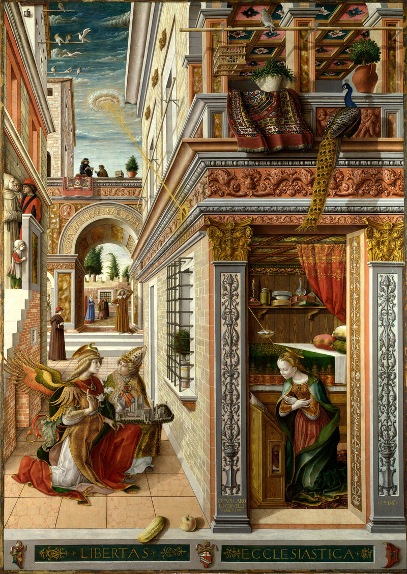 Anioł Zwiastowania z Ascoli - Carlo Crivelli